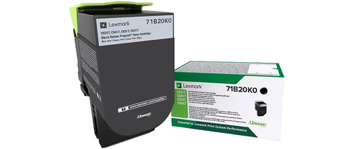 foto del prodotto lexmark 71b20k0 cartuccia toner 1 pz originale nero