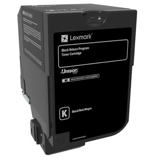 foto del prodotto lexmark 74c20k0 cartuccia toner 1 pz originale nero