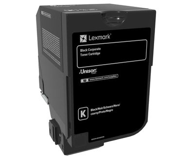 foto del prodotto lexmark 74c20ke cartuccia toner 1 pz originale nero