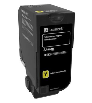 foto del prodotto lexmark 74c20y0 cartuccia toner 1 pz originale giallo