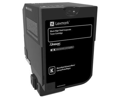 foto del prodotto lexmark 74c2hke cartuccia toner 1 pz originale nero