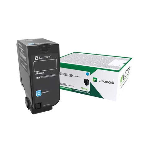 foto del prodotto lexmark 75b20c0 cartuccia toner 1 pz originale ciano