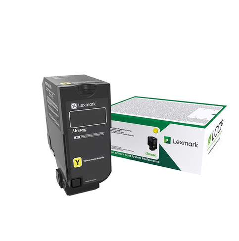foto del prodotto lexmark 75b20y0 cartuccia toner 1 pz originale giallo