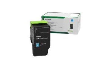 foto del prodotto lexmark 78c2xc0 cartuccia toner 1 pz originale ciano