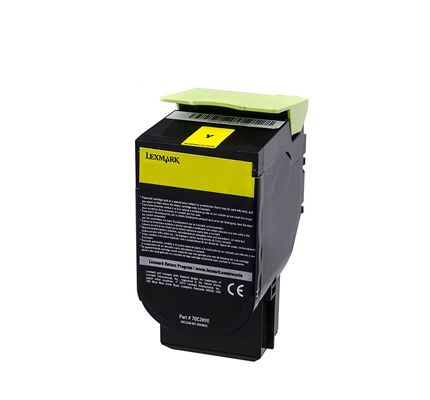 foto del prodotto lexmark 80c2hye cartuccia toner 1 pz originale giallo