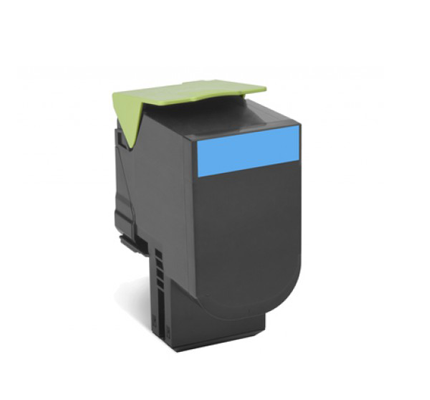 foto del prodotto lexmark 80c2xce cartuccia toner 1 pz originale ciano