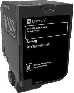 foto del prodotto lexmark 84c2hke cartuccia toner 1 pz originale nero
