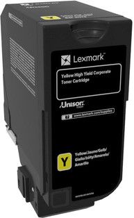 foto del prodotto lexmark 84c2hye cartuccia toner 1 pz originale giallo