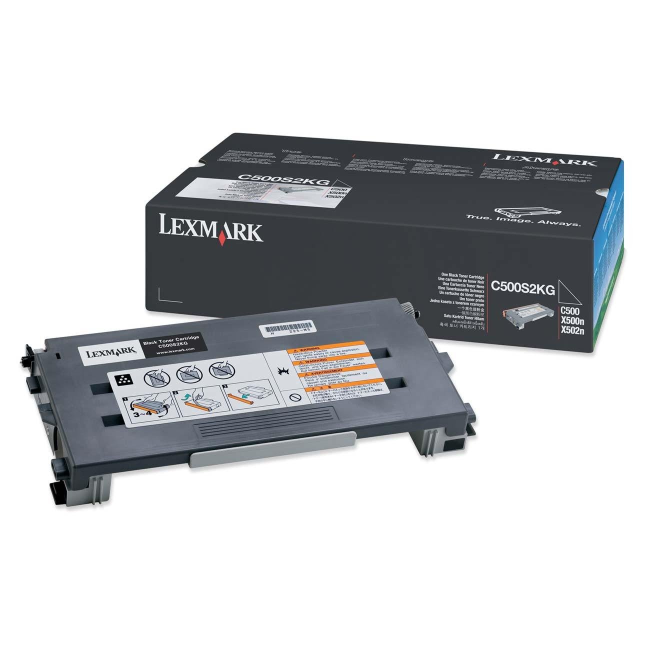 foto del prodotto lexmark c500s2kg cartuccia toner 1 pz originale nero