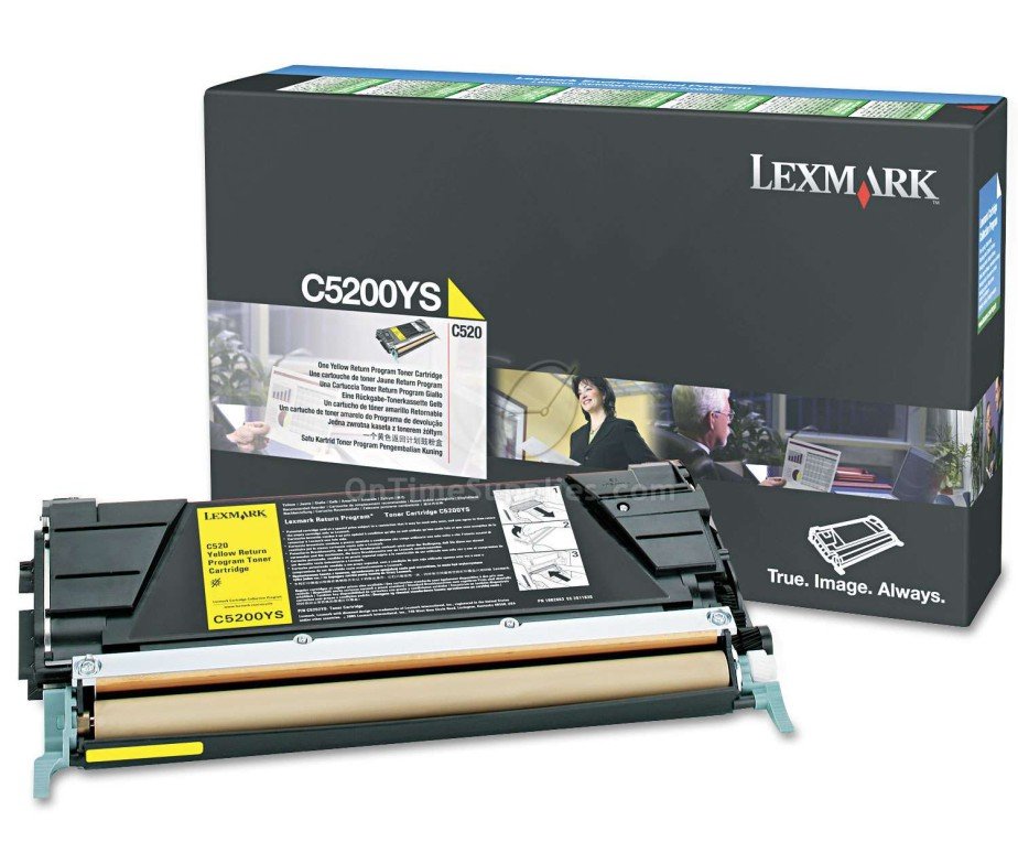 foto del prodotto lexmark c5200ys cartuccia toner 1 pz originale giallo