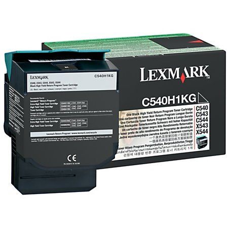 foto del prodotto lexmark c540h1kg cartuccia toner 1 pz originale nero