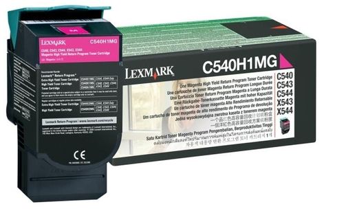 foto del prodotto lexmark c540h1mg cartuccia toner 1 pz originale magenta