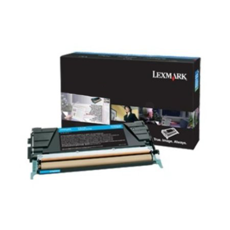 foto del prodotto lexmark c746a3cg cartuccia toner 1 pz originale ciano