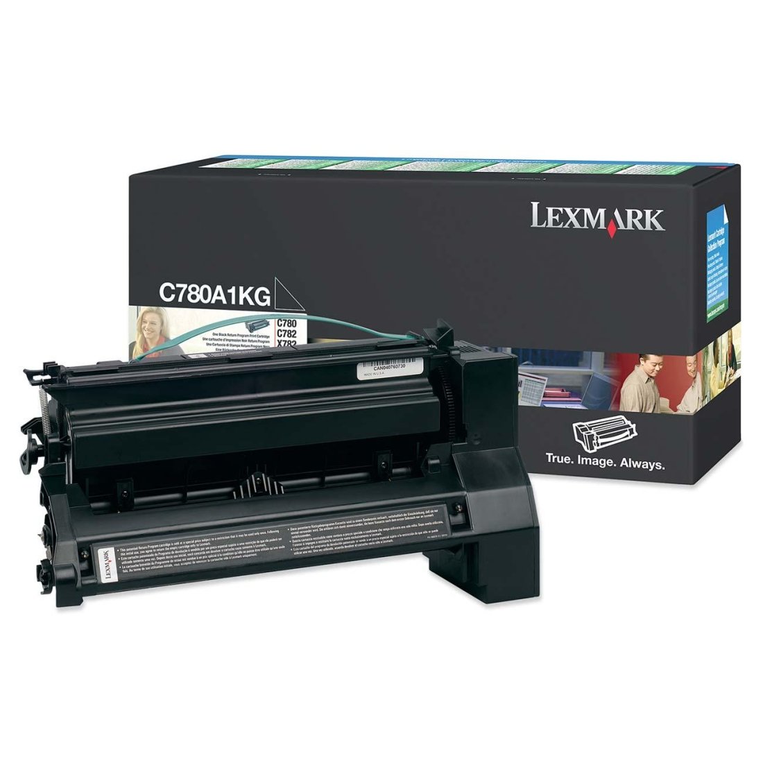 foto del prodotto lexmark c780a1kg cartuccia toner 1 pz originale nero