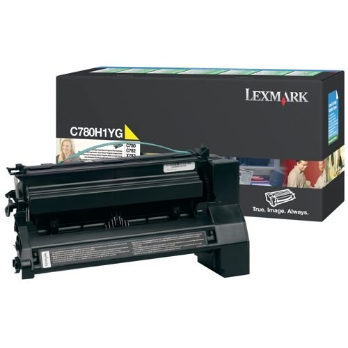 foto del prodotto lexmark c780h1yg cartuccia toner 1 pz originale giallo