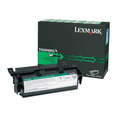 foto del prodotto lexmark t650h80g cartuccia toner 1 pz originale nero
