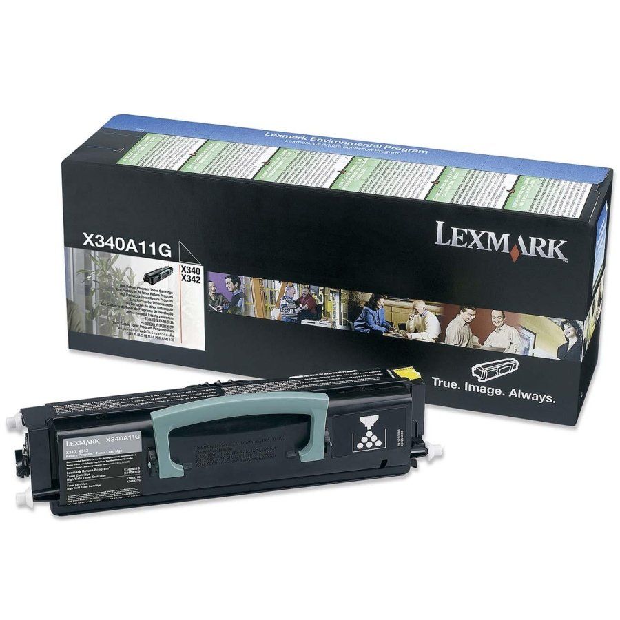 foto del prodotto lexmark x340a11g cartuccia toner 1 pz originale nero
