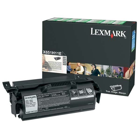 foto del prodotto lexmark x65x high yield return program print cartridge cartuccia toner originale nero