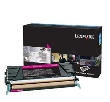foto del prodotto lexmark x746a3 m cartuccia toner 1 pz originale magenta