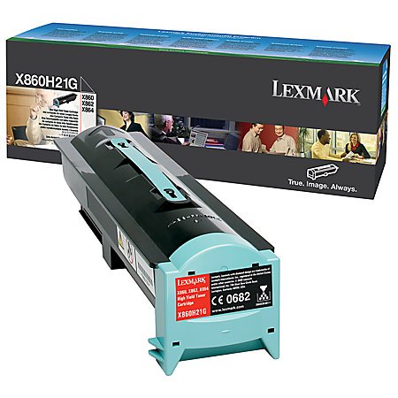 foto del prodotto lexmark x860h21g cartuccia toner 1 pz originale nero