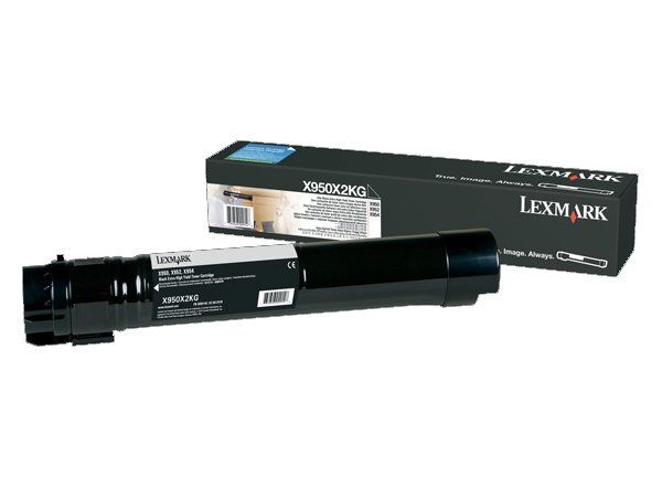 foto del prodotto lexmark x950x2kg cartuccia toner 1 pz originale nero