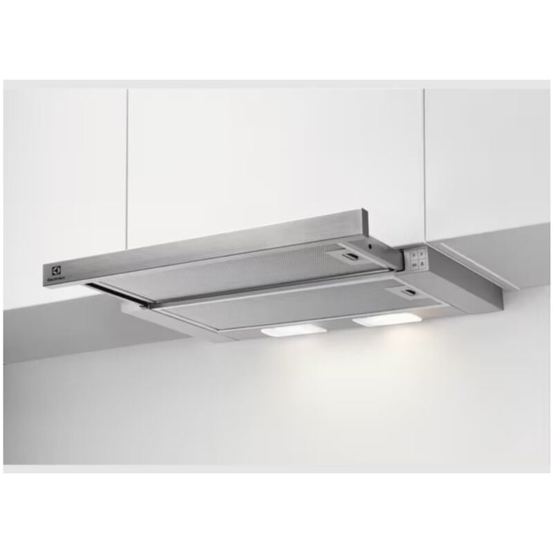 foto del prodotto lfp326s cappa aspirante semintegrato semincassato grigio 410 m3 h electrolux