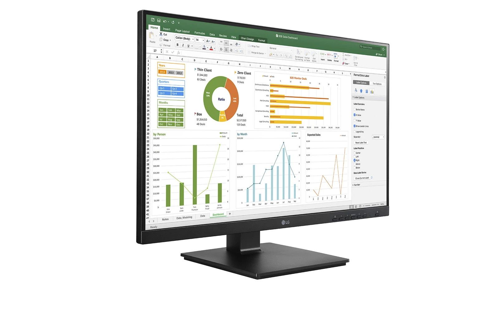 foto del prodotto lg 24br750c c monitor pc 60,5 cm 23.8 1920 x 1080 pixel full hd led grigio