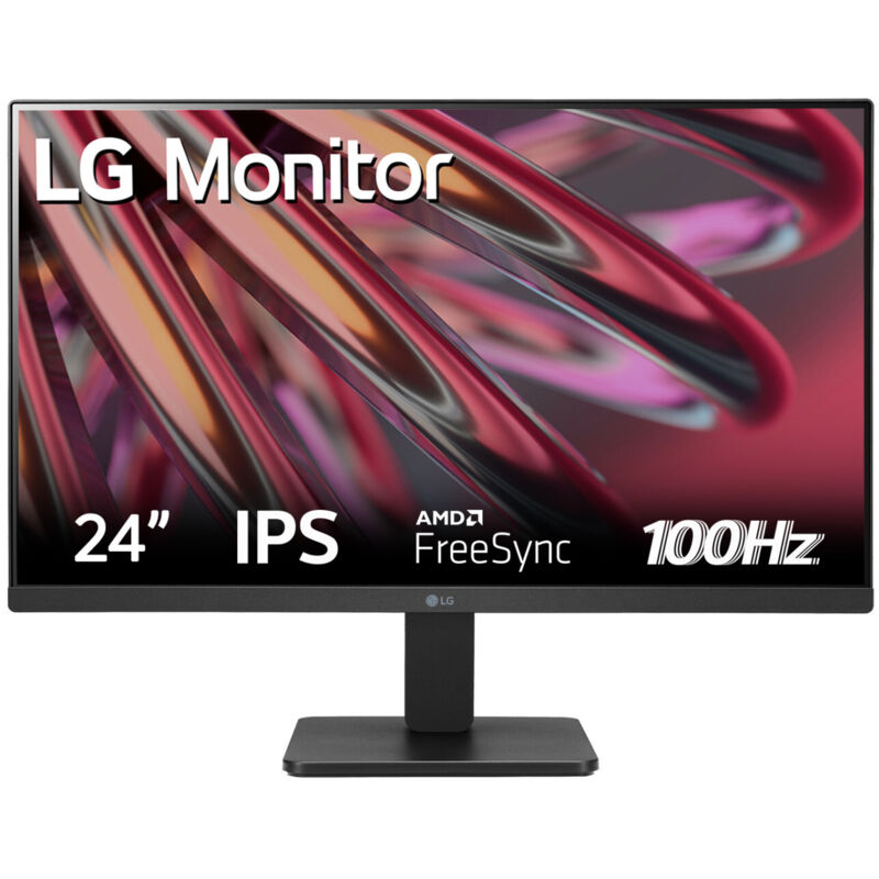 foto del prodotto lg 24mr400-b.aeuq monitor pc 60,5 cm 23.8pollici 1920 x 1080 pixel led nero