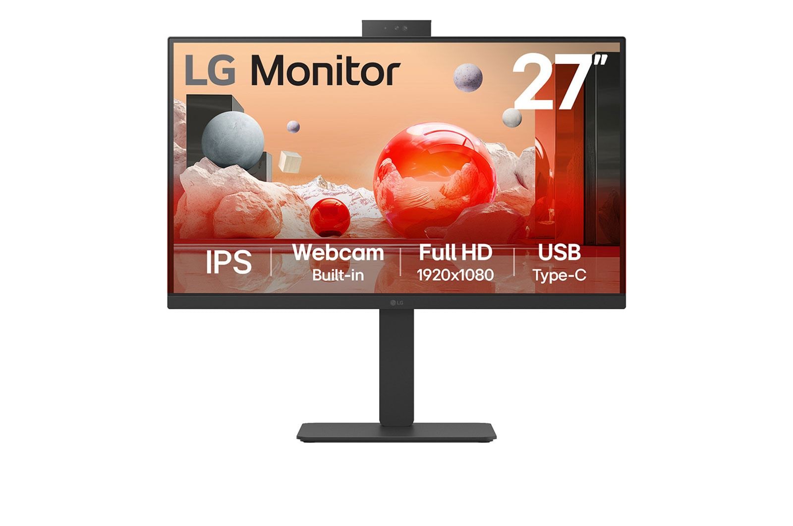 foto del prodotto lg 27ba850 b monitor pc 68,6 cm 27 1920 x 1080 pixel full hd nero