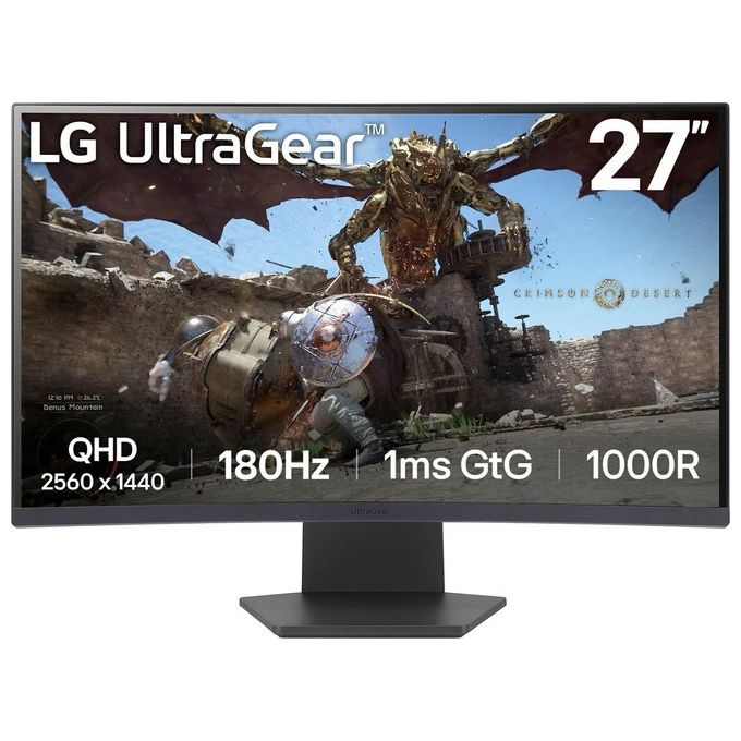 foto del prodotto lg 27gs60qx-b monitor pc 27'' 2560x1440 pixel quad hd led nero