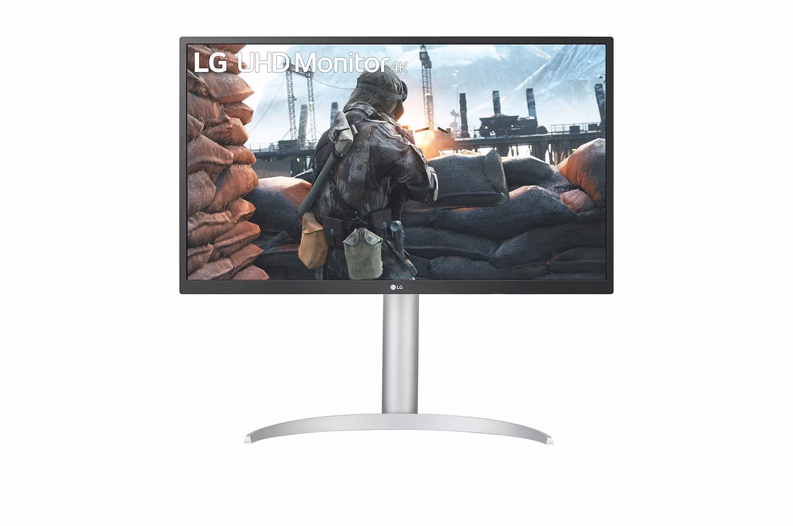 foto del prodotto lg 27up550p w monitor pc 68,6 cm 27 3840 x 2160 pixel 4k ultra hd bianco