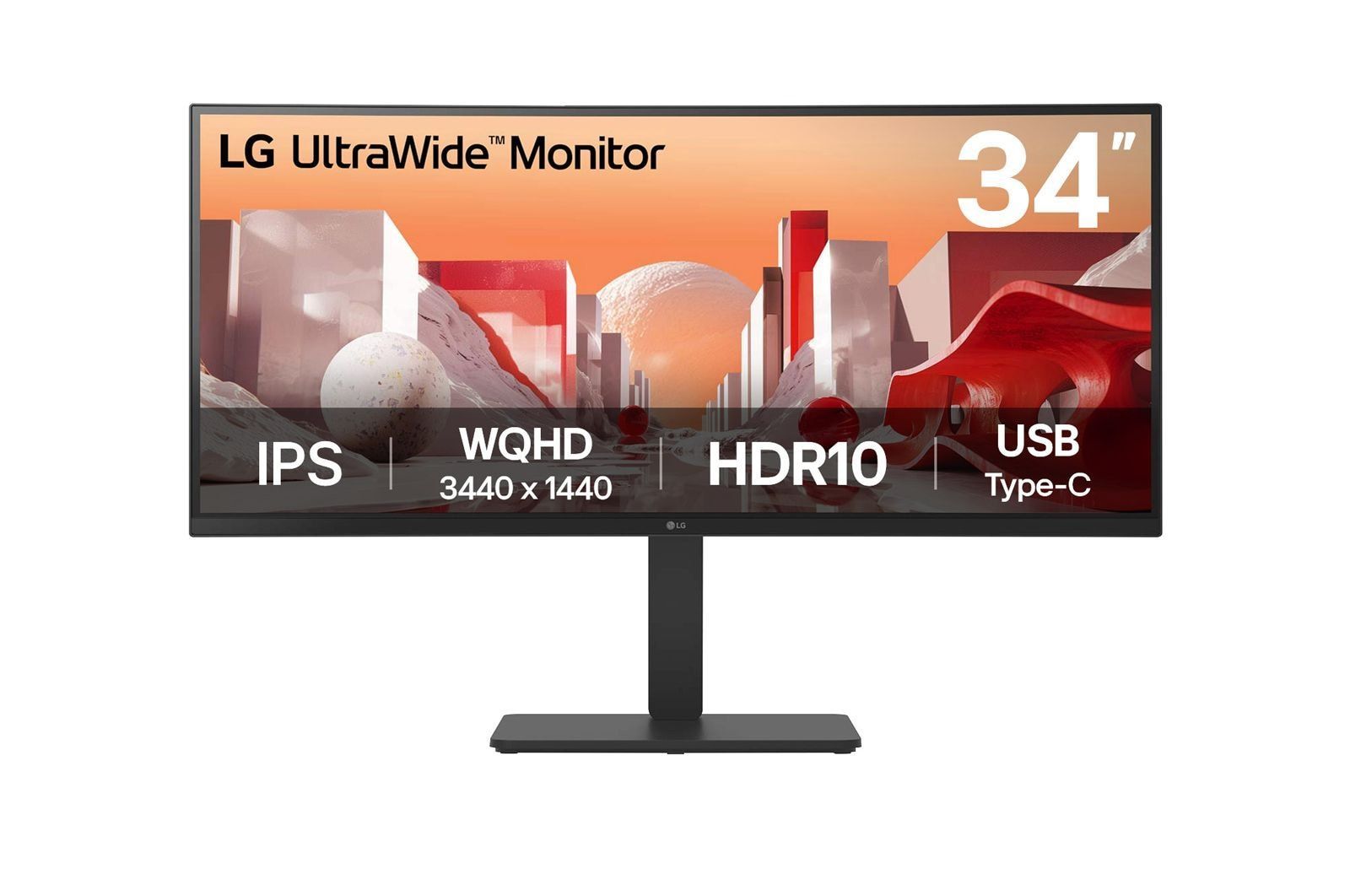 foto del prodotto lg 34ba75qe b monitor pc 86,4 cm 34 3440 x 1440 pixel wide quad hd lcd nero