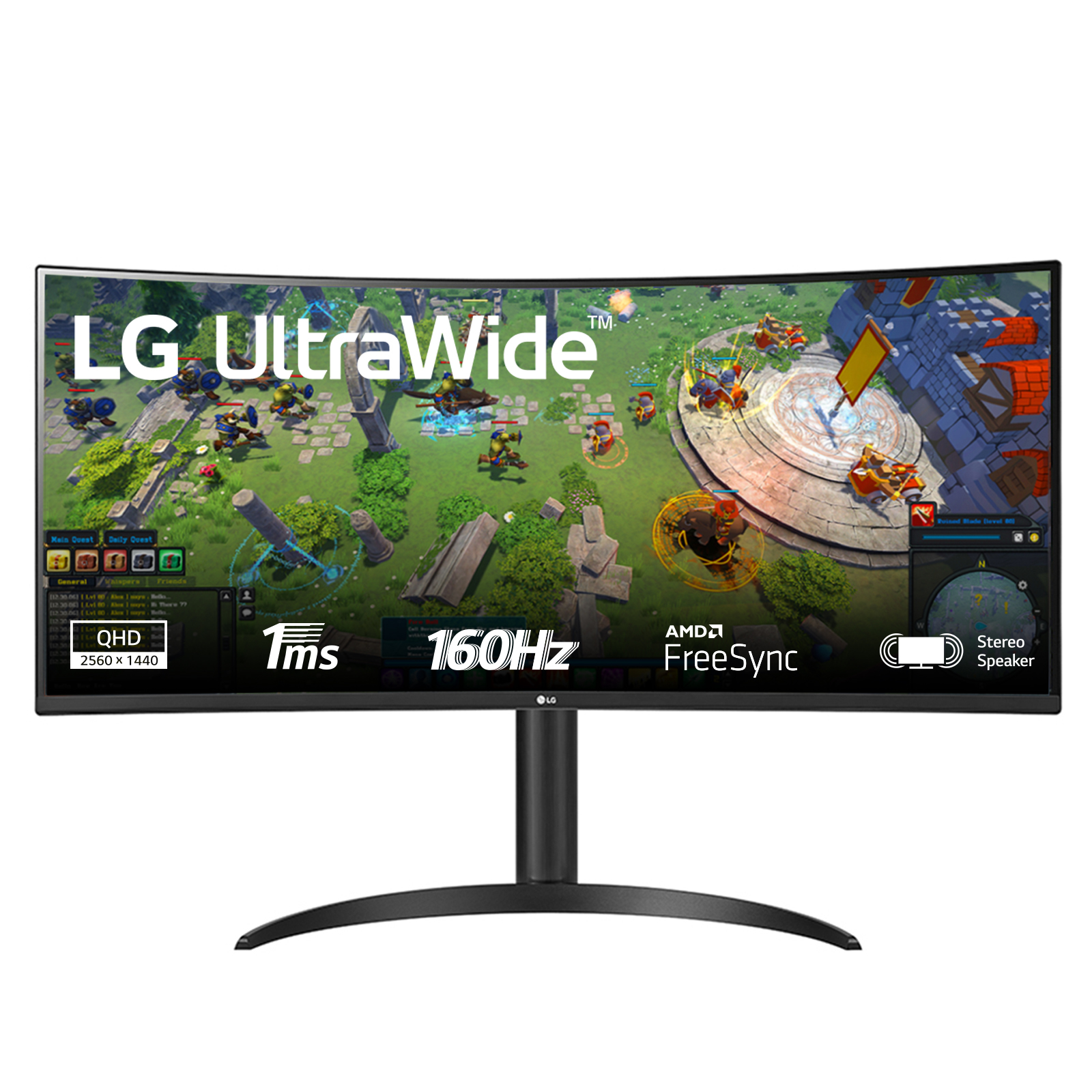 foto del prodotto lg 34wp65cp b.aeu led display 86,4 cm 34 3440 x 1440 pixel quad hd nero