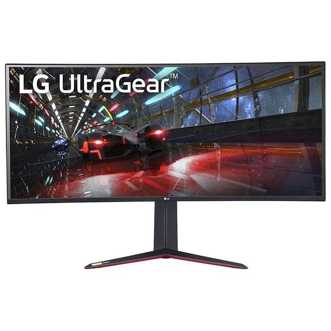 foto del prodotto lg 38gn950 ultragear monitor gaming 38 quadhd ultrawide curvo 21 9 led nanoips 1ms hdr 600 3840x1600 g sync compatible e amd freesync premium pro 160hz sphere lighting flicker safe nero