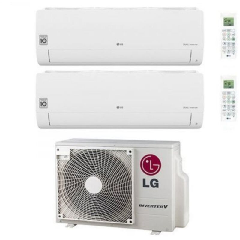 foto del prodotto lg condizionatore dual split libero smart 9 12 con mu2r15 r 32 wi fi integrato