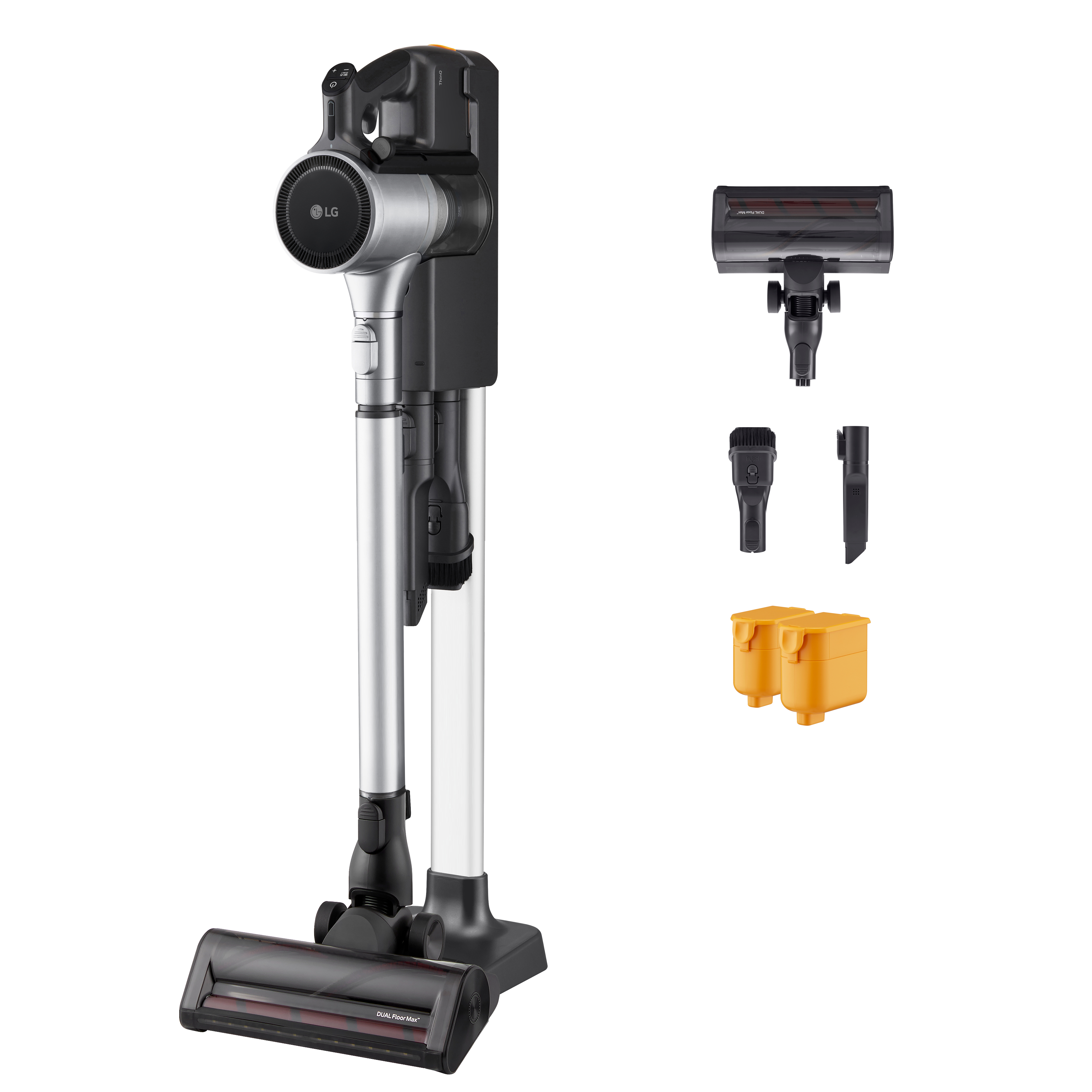 foto del prodotto lg cordzero a9k core, aspirapolvere kompressor 260w, 120 min, 1 spazzola 2 accessori, filtro 5 strati, wi fi, silver