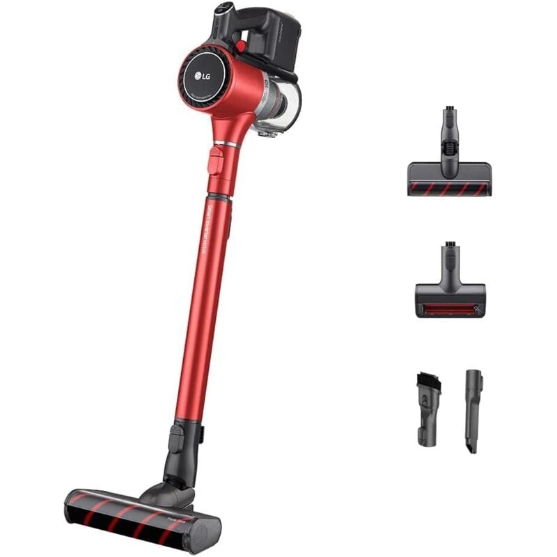 foto del prodotto lg cordzero a9k slim1r aspirapolvere senza fili potenza 200 w, autonomia 120 minuti wi fi, 2 spazzole e 2 accessori elettrica con tubo telescopico