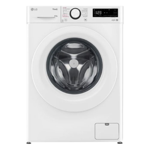 foto del prodotto lg d2r3s08nsww lavasciuga slim 8 5kg ai dd, classe e, 1200 giri, ai wash, vapore