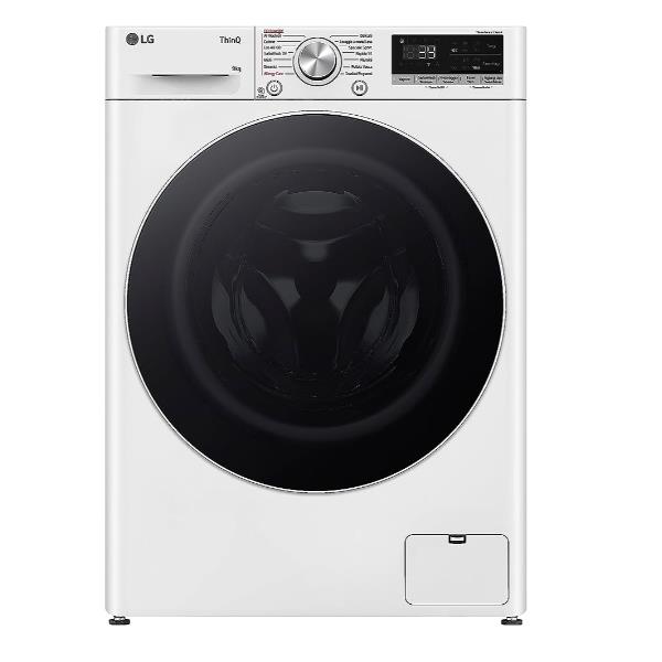 foto del prodotto lg f4r5009tsww lavatrice 9kg ai dd, classe a 10 , 1400 giri, turbowash, vapore