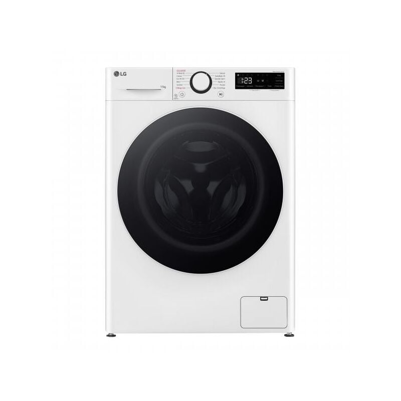 foto del prodotto lg f4r5011tsww lavatrice 11kg ai dd classe a 1400 giri turbowash vapore bianco
