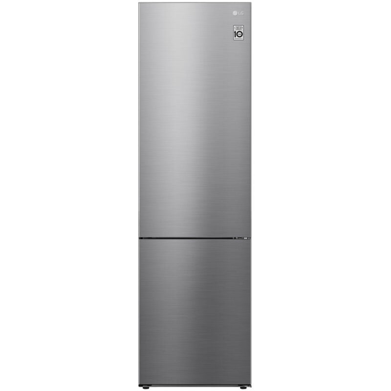 foto del prodotto lg gbp62pznac frigorifero combinato, classe a, 384l, fresh converter, no frost, inox