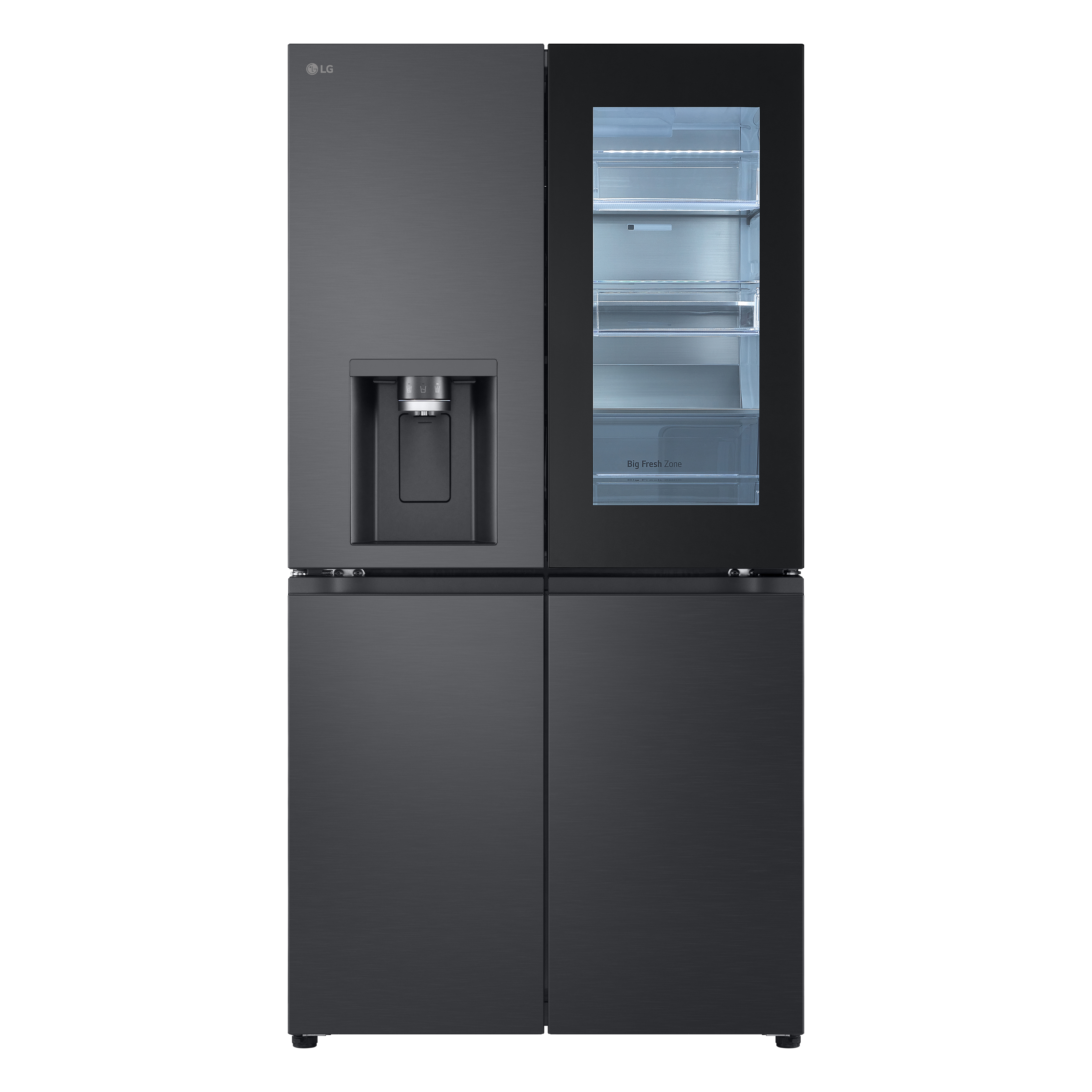 foto del prodotto lg gmg960evje frigorifero side by side libera installazione 638 l e nero