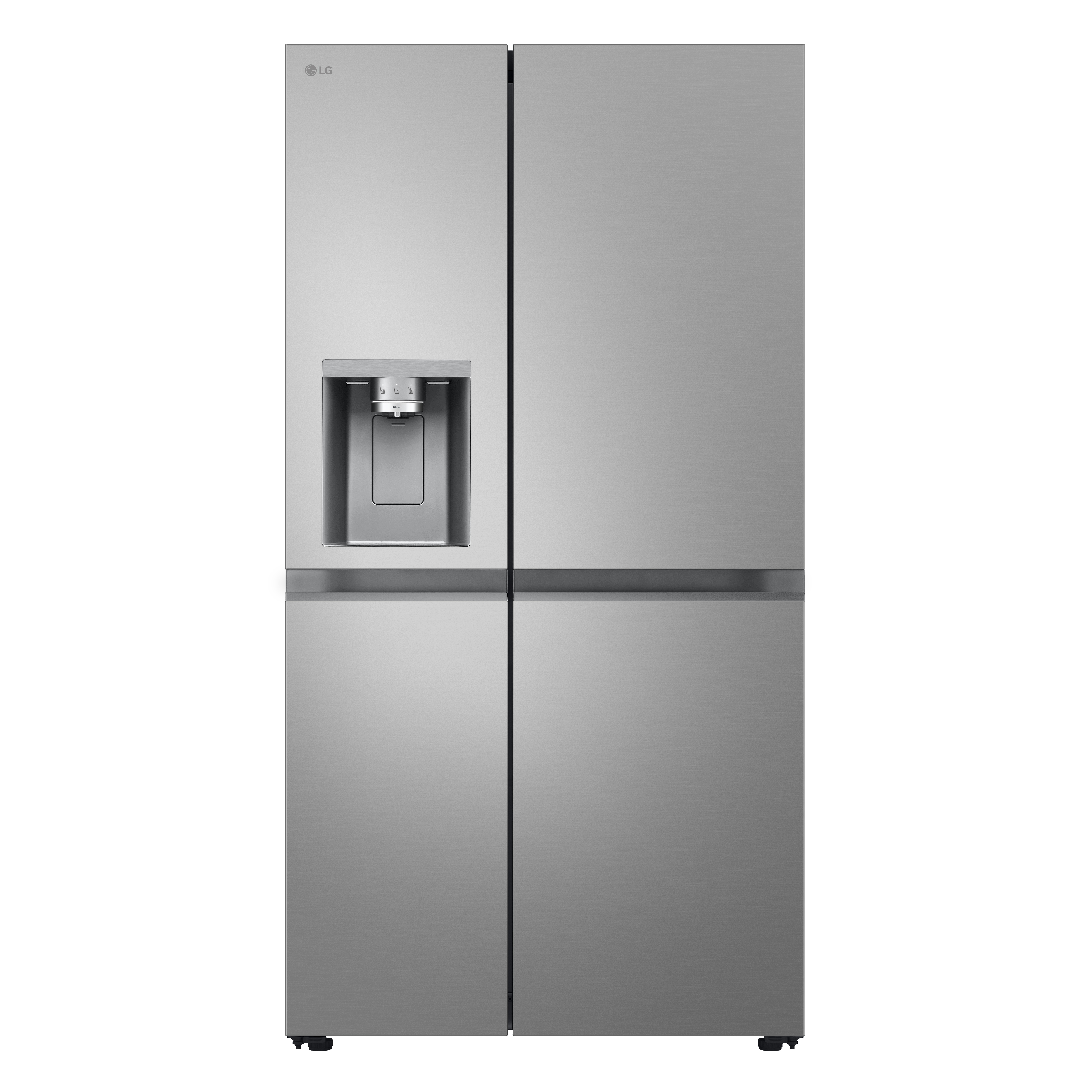 foto del prodotto lg gsle81pybc frigorifero side by side, classe c, 628l, wi fi, dispenser senza allaccio, total no frost, prime silver