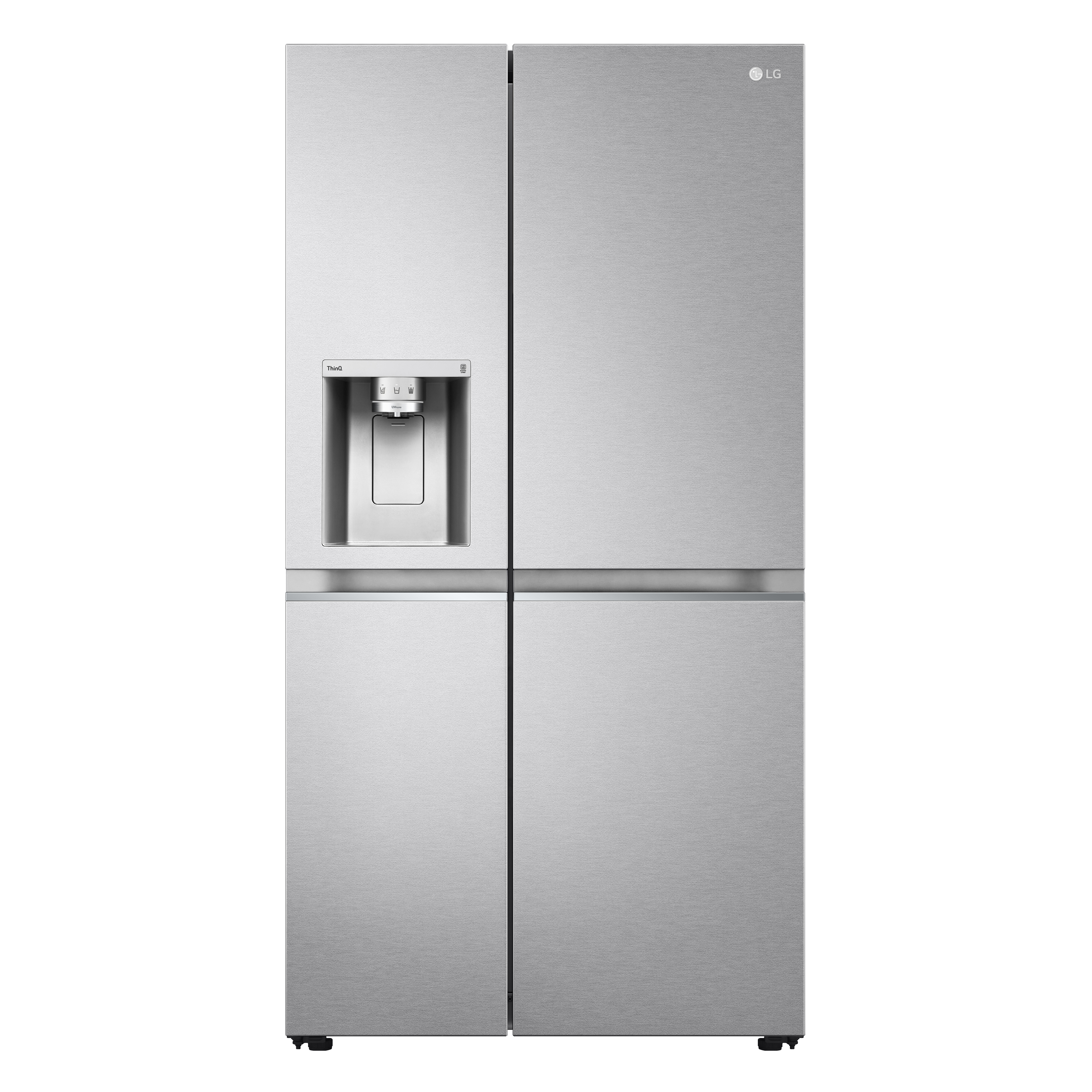 foto del prodotto lg gslv91mbad frigorifero side by side, classe d, 635l, wi fi, no allaccio, uvnano,acciaio
