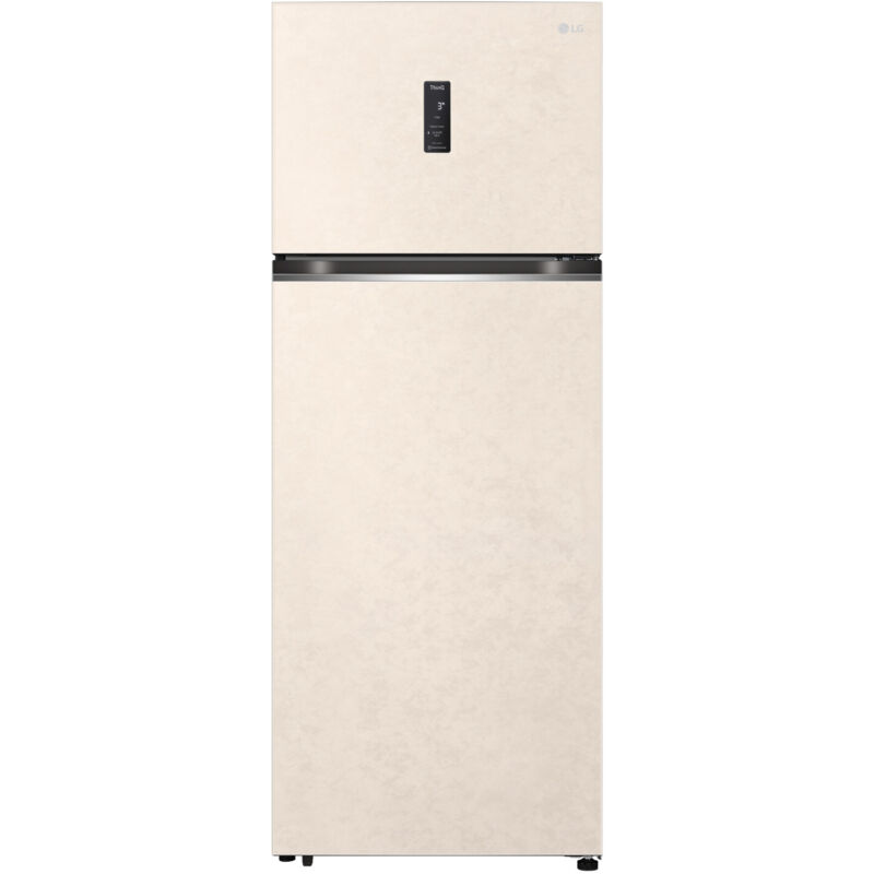 foto del prodotto lg gtbv44sebkd frigorifero doppia porta 70cm, classe e, 461l, door linear cooling,sabbia. capacit netta totale 461 l. cerniera porta destra,