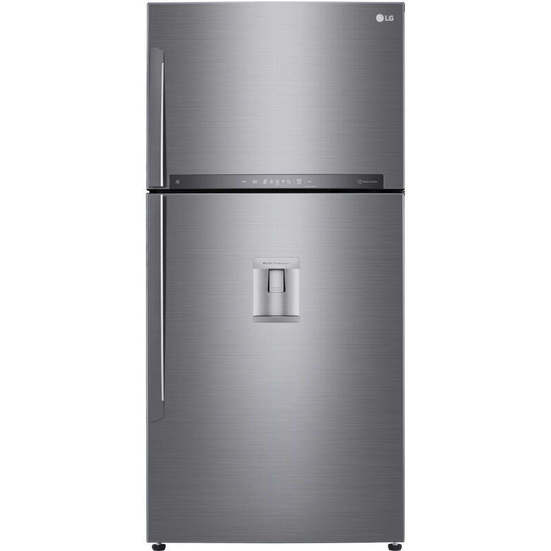 foto del prodotto lg - gtf916pzped frigorifero doppia porta maxi, classe e, 592l, wi-fi, dispenser acqua, inox. capacità netta totale 592 l. cerniera porta destra,