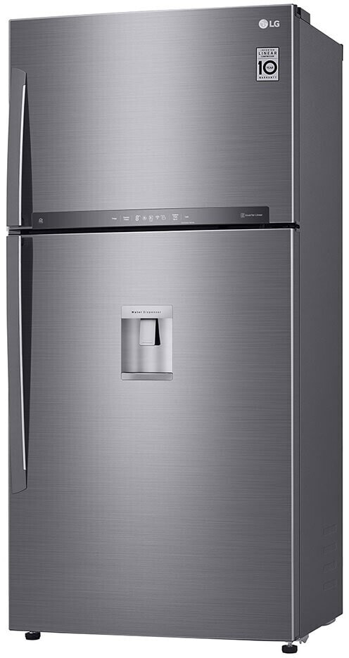 foto del prodotto lg gtf916pzpyd frigorifero con congelatore libera installazione 592 l e acciaio inox
