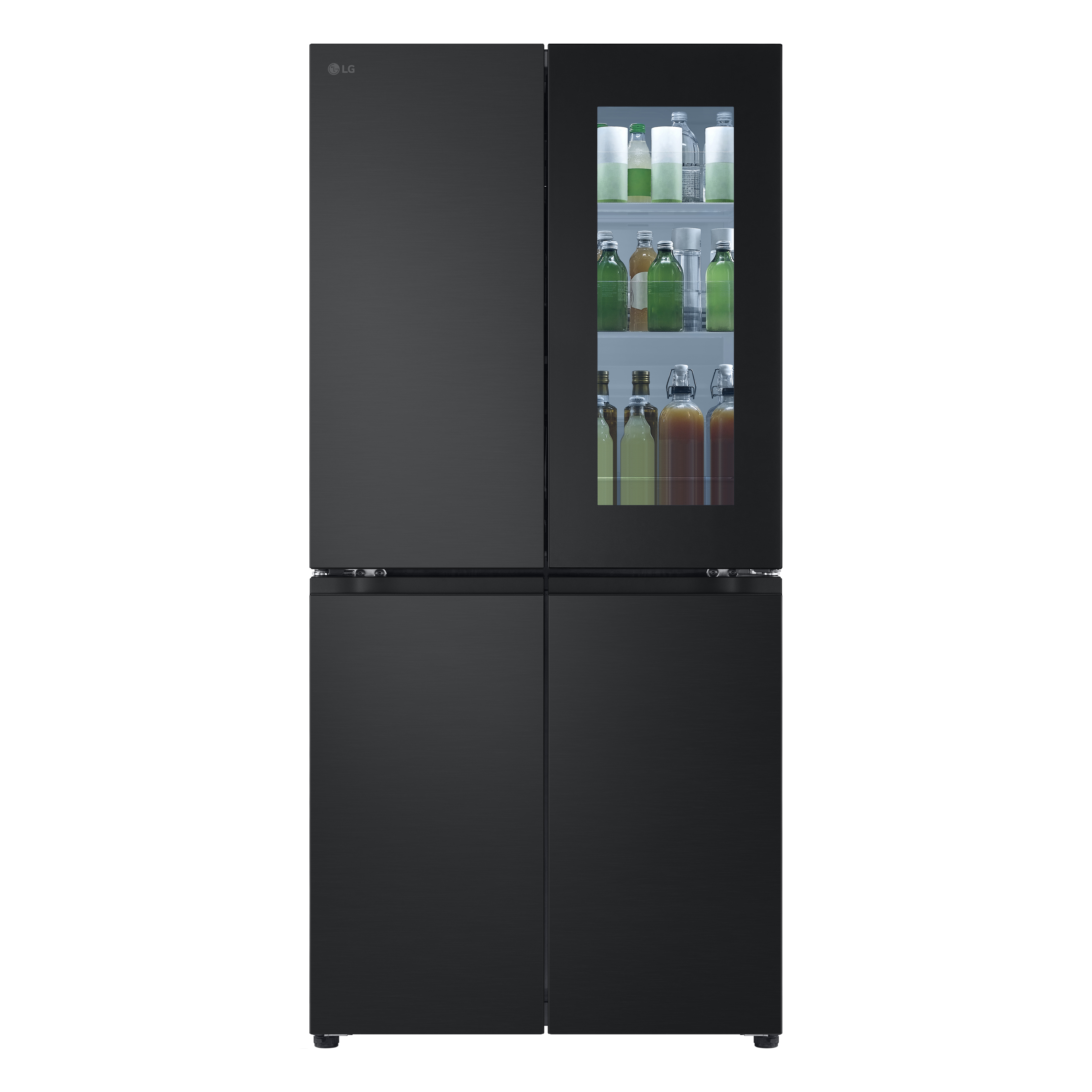 foto del prodotto lg instaview gmv860epde frigorifero multidoor slim, classe e, 530l, wi fi, linear cooling, essence matte black