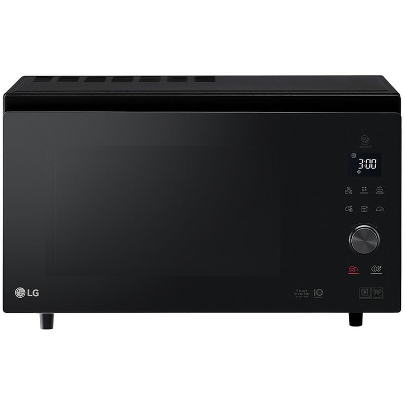 foto del prodotto lg microonde combinato 39l 1100w nero mj3965bps