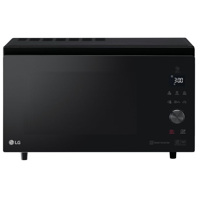 foto del prodotto lg mj3965bps. posizionamento dell apparecchio superficie piana, tipo di prodotto microonde combinato, capacit interna 39 l, potenza microonde 